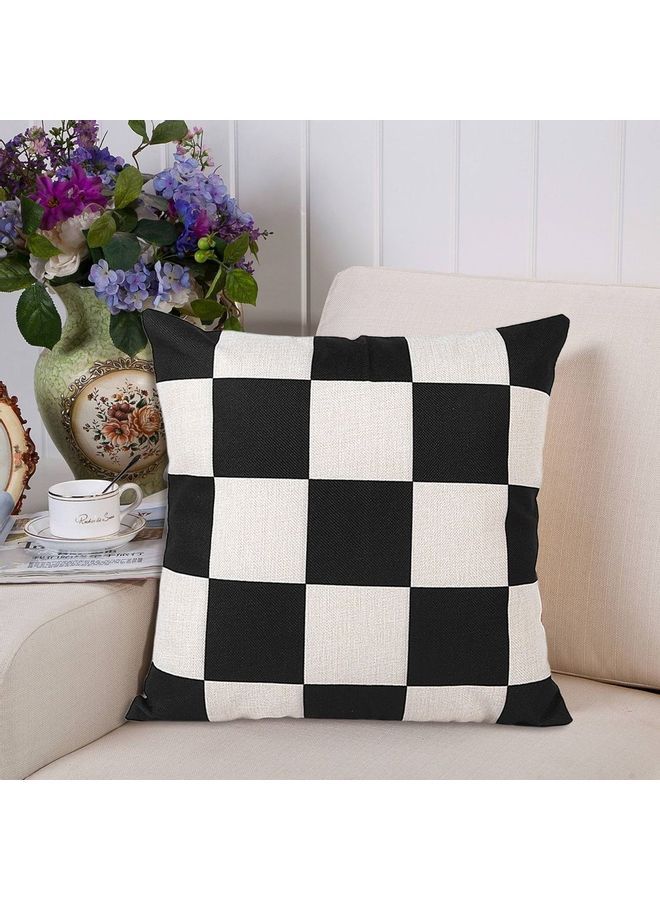 NIBEMINENT Decorative Cushion Cover Black/White - Image 2