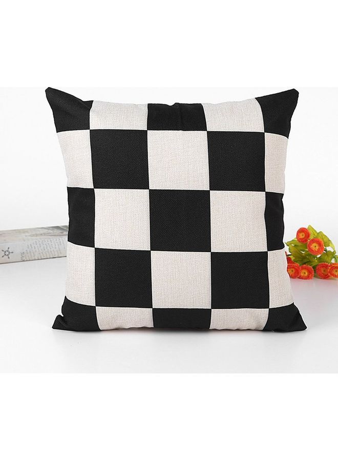 NIBEMINENT Decorative Cushion Cover Black/White - Image 1