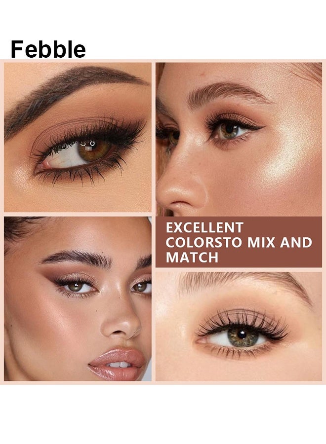 فيبيل لوحة ظلال العيون ساتورن المكونة من 18 لونًا، عالية الصبغة، غير لامعة ولامعة، تدوم طويلًا، قابلة للمزج، لوحة مكياج العيون باللون البني الذهبي، هدية للنساء لإطلالات احترافية يومية - Image 5