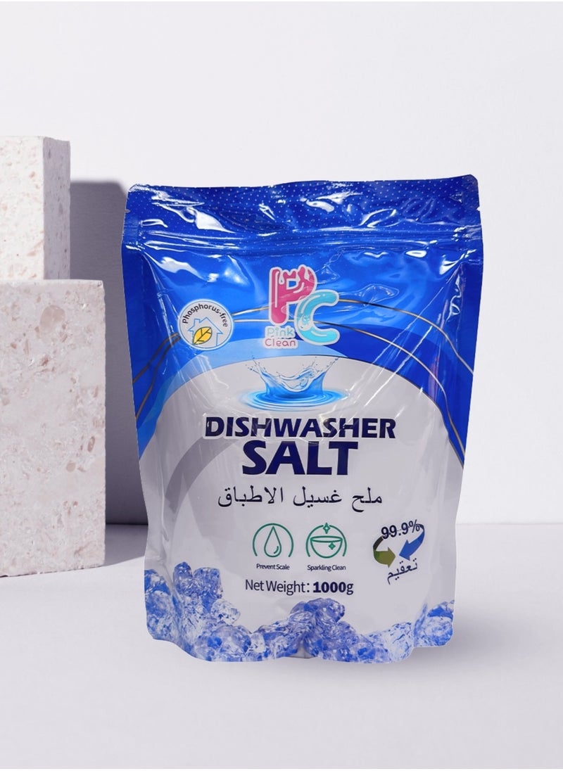 Pink Clean Pink Clean Dishwasher Salt is the ideal solution for maintaining flawless cleanliness and protecting your dishwasher from limescale. It softens water and reduces limescale buildup, helping to improve dishwasher performance and ensure sparkling, spot-free cleaning results. 