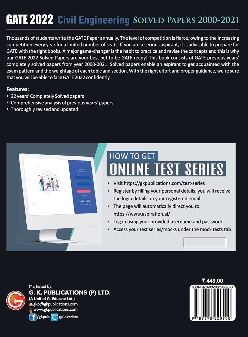 GATE 2022 Civil Engineering - Solved Papers (2000-2021)  - Image 2
