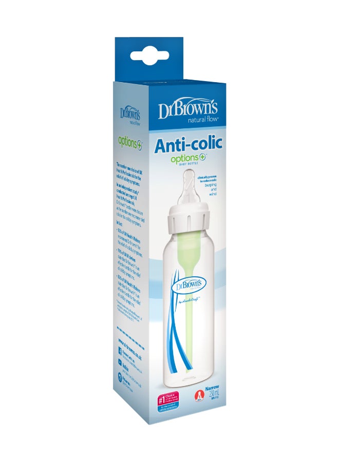 Dr. Brown’s 8 Oz/250 Ml Anti-Colic Pp Narrow Options+ Bottle, 1-Pack - Image 2