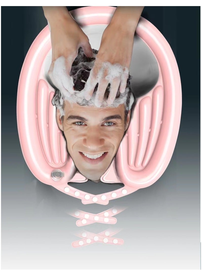 Inflatable Washing Hair Basin, Portable Shampoo Bowl for The Elderly, Disabled, Bedridden and Handicapped, Portable Hair Washing Sink for Pregnant Woman - Image 5