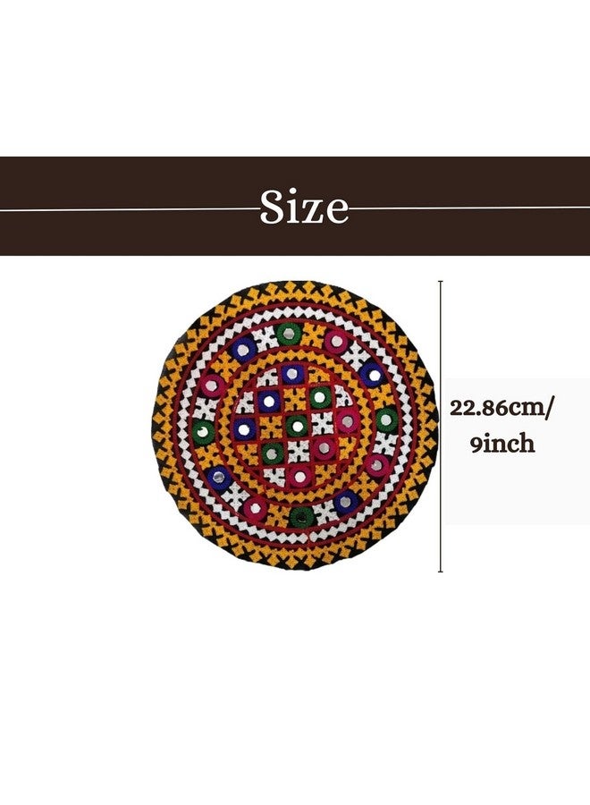 ELEXIQ Embroidered Patch for Making Lehenga,Baby Frocks, Kurtis,Dresses,Clothes,Tops and Tunics Blouse, Saree, Jacket, Jeans Art and Craft Supply (Set of 6) (Design -5) - Image 4