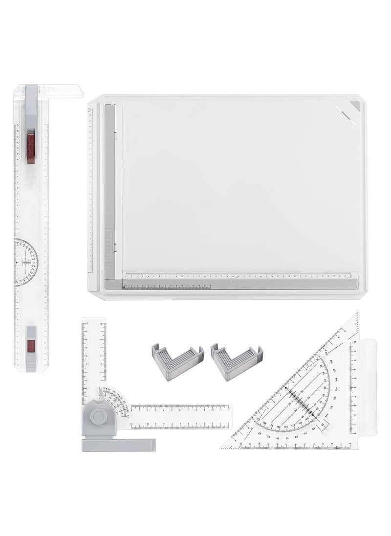 Generic - A3 Artboard With Ruler And 2 Side Holders Multifunction Drafting  Adjustable Measuring System Angle Parallel Motion Drawing Board - Image 1