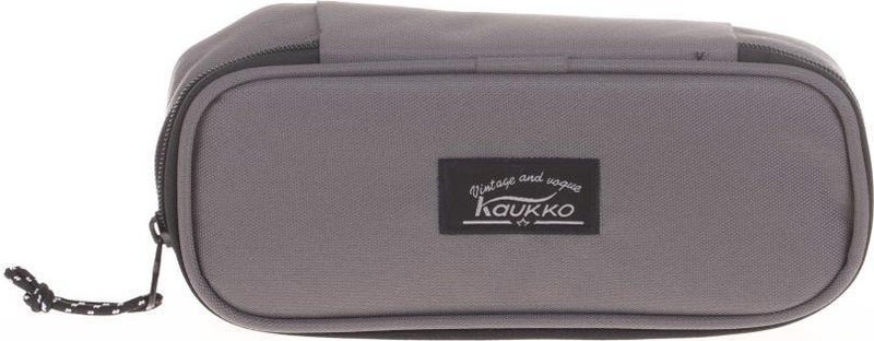 KAUKKO Pencil Bag with Special Compartment Gray K2364 - Image 1