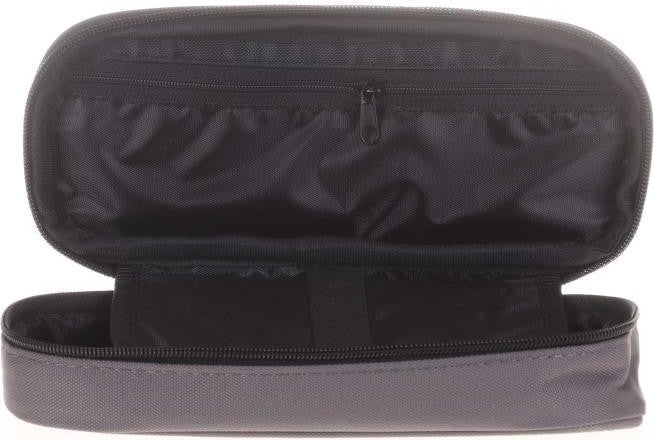 KAUKKO Pencil Bag with Special Compartment Gray K2364 - Image 3