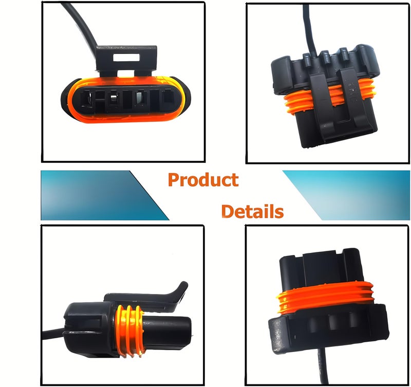 Alicatong 96" LS1 One Wire Connector Pigtail Converts 12v to Signal, LS Gen III 4 pin Alternator Wire Pigtail Replacement 105A WPALT31 WPALT30(Resistor not Included) - Image 3