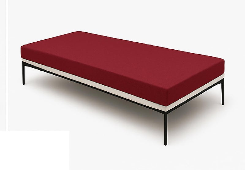 ATOOTFUSION Orthopedic High-Density HR Foam Mattress | High-Resilience (HR) Dual-Sided Foam | Single Size Bed Mattress - 3-Year Warranty (Maroon, 72X35X3 Inches) - Image 3