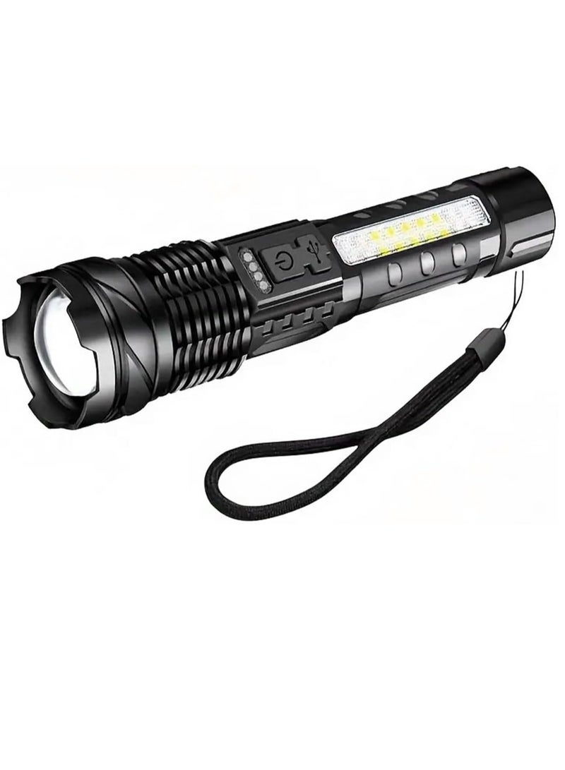RACO Rechargeable LED Torch Flashlights High Lumens Long Range, High Beam LED Handheld Flashlight, Bright Long Throw USB C Flash Light, For Outdoor Camping, Fishing, Hunting, Climbing 2600mAh - Image 1