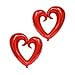 Dzrige 40 Inch Red Heart Foil Balloons Valentines Day Love Heart Shaped Mylar Balloons for Valentines Day Party Engagement Anniversary Wedding Birthday Decor Supplies 2 Pcs - Image 2