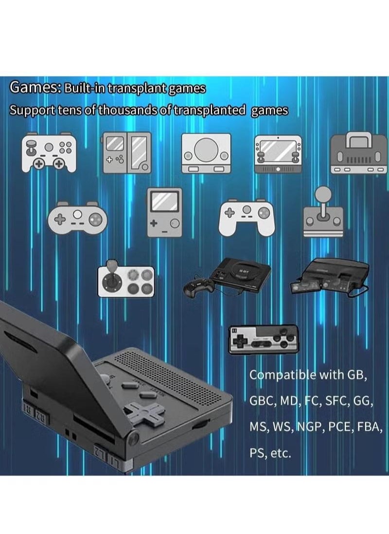 General - V90 Handheld Game Console 3.0 Inch IPS Screen Linux System , 64G Retro Video Games Consoles Portable Pocket Video Player 10000 Games - Image 1