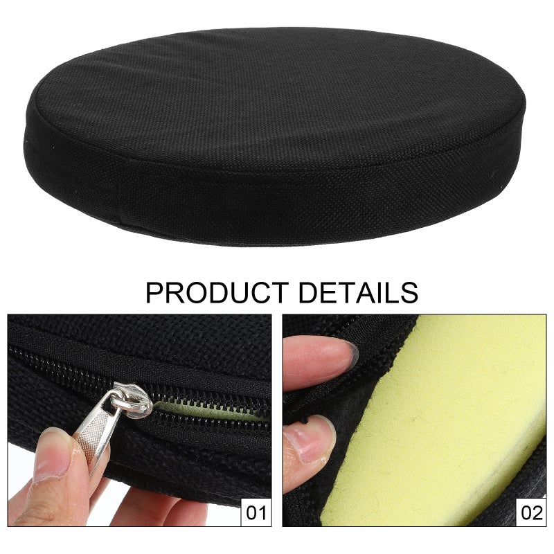 Round Seat Cushion Room Chair Cushion Seat Pad Comfortable Seat Round Linen Cushion - Image 2