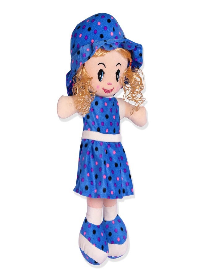 جلانس دمية غلانس الناعمة واللطيفة ذات المظهر الجميل | ألعاب محشوة جذابة | اجذب انتباهك بدمية ليتل دارلينغ (دمية زرقاء مجعدة الشعر، 40 سم) - Image 2