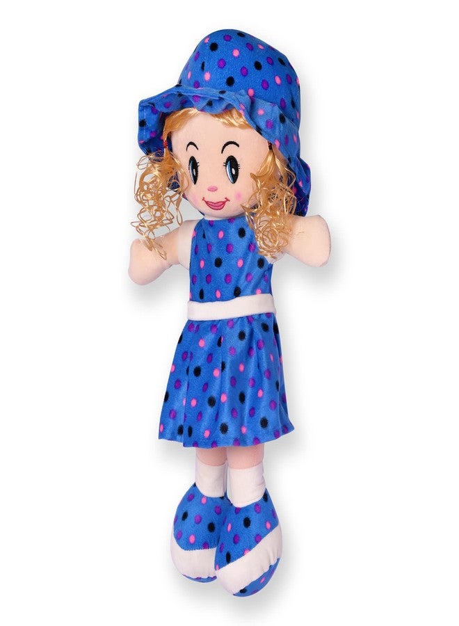 جلانس دمية غلانس الناعمة واللطيفة ذات المظهر الجميل | ألعاب محشوة جذابة | اجذب انتباهك بدمية ليتل دارلينغ (دمية زرقاء مجعدة الشعر، 40 سم) - Image 3