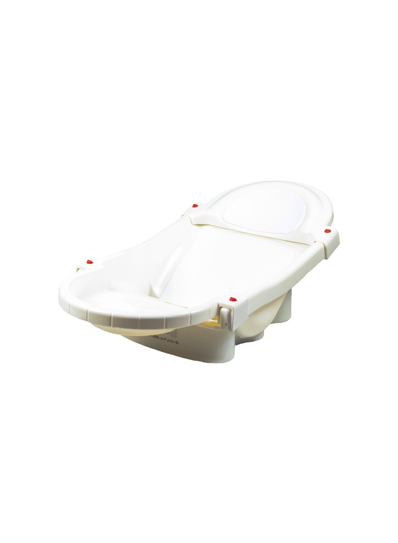 مولودي حوض استحمام للأطفال قابل للطي مع تصميم غير قابل للانزلاق وسدادة تصريف – محمول وقابل للتعديل ويوفر المساحة، مناسب للرضع والأطفال الصغار (0-3 سنوات)، خالٍ من BPA، مثالي للمساحات الصغيرة والسفر - Image 3