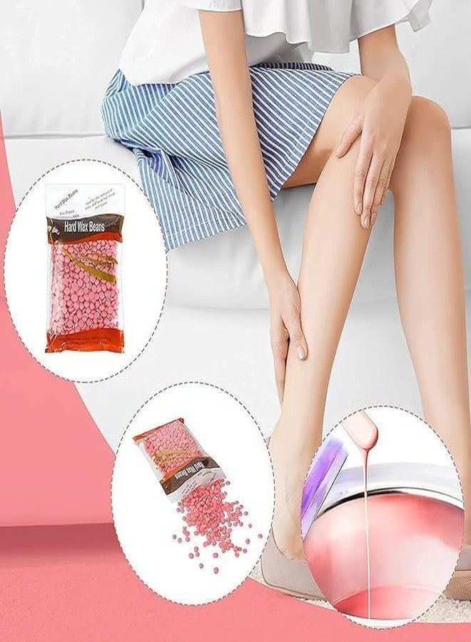 SUPER MARCHE Achieve flawless, effortless hair removal at home with our 1kg Hard Wax Beans. Perfect for the face, eyebrows, back, chest, bikini, and legs, offer a painless beauty experience. (GREEN) - Image 5