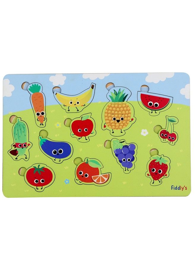 Fiddlys Wooden Learning Educational Puzzle 12 Inch X 8 Inch Large Toy For Kids & Children Age 4+ (Complete Pack Of 6) - Image 4