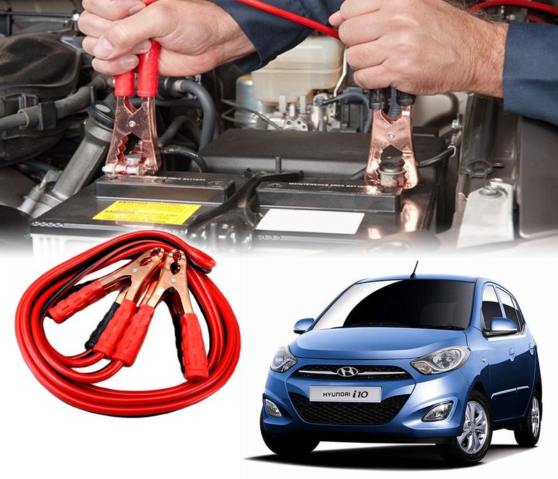 Auto Pearl - Car 500 Amp Heavy Duty Jumper Booster Cables Anti Tangle Copper Core 6ft for - i10 - Image 4