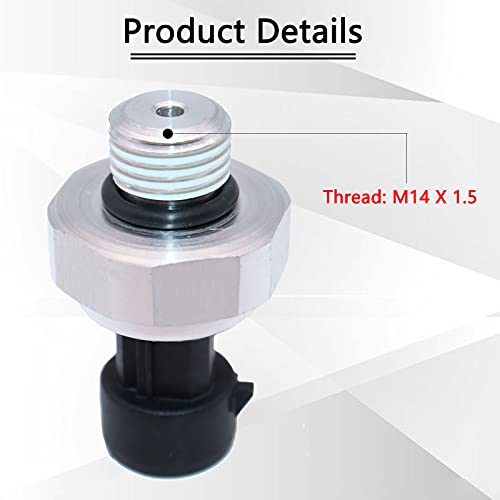 KEJSTED Engine Oil Pressure Sensor Switch 12674782 12570798 12621649 12621598 12621659 PS425 D1800C 2131569 1S8818 Compatible with Chevy Impala Malibu Colorado Cadillac GMC Pontiac G6 G8 Saturn Vue - Image 3