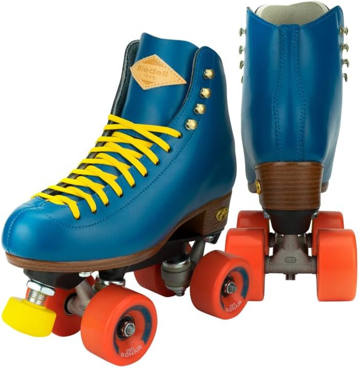 Riedell Crew Roller Skates for Women and Men - Colorful Outdoor Skates with High-Top Precision Fit - Image 1