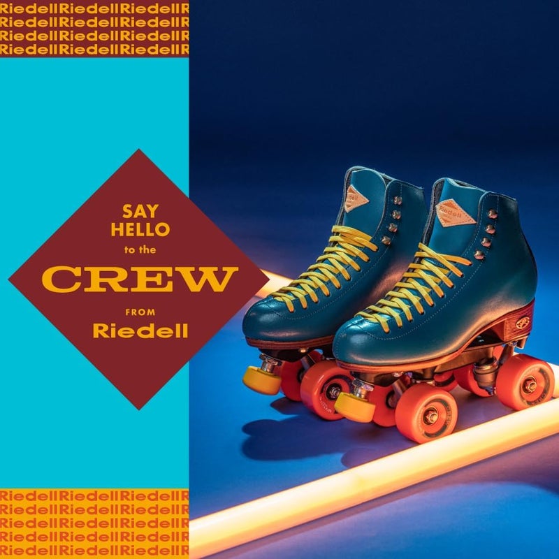 Riedell Crew Roller Skates for Women and Men - Colorful Outdoor Skates with High-Top Precision Fit - Image 2