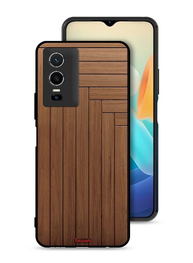 Tolwak Vivo Y76 5G Protective Case Cover Door Pattern - Image 1