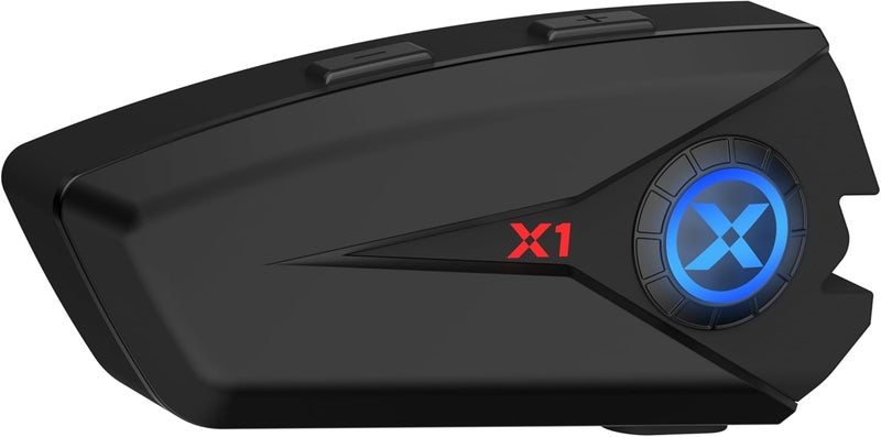 XGP X1 Motorcycle Helmet Bluetooth Headphones V5.3 with Voice Assistant and 40mm Speakers, IP67 Waterproof, 60 Hours Playtime - Image 1