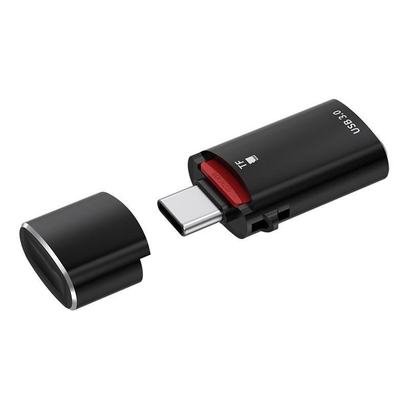 Verilux® 2 in 1 Card Reader with TF Jack, 2 in 1 Type C to USB 3.0 Adapter, Multifunction OTG Card Reader USB with 5Gbps High Speed Compatible for iPhone 16/15, Galaxy S24/S23, Laptops, MacBook - Image 1