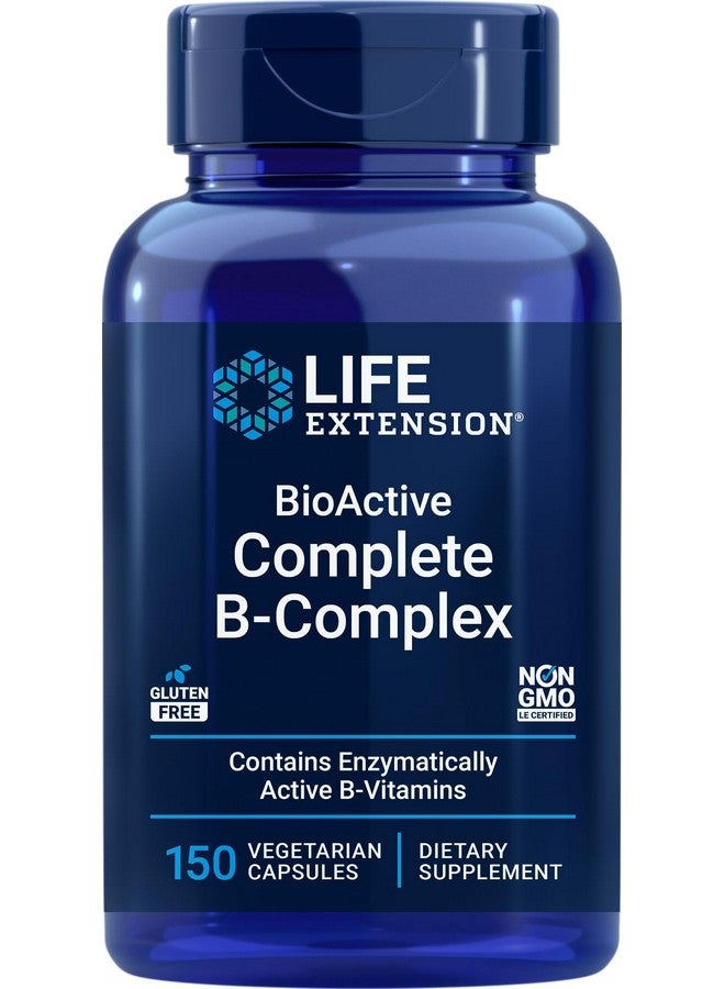 Life Extension BioActive Complete B-Complex, 150 Vegetarian Capsules - Image 1