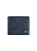سانت هونور Weaved Navy Leather Wallet for Men