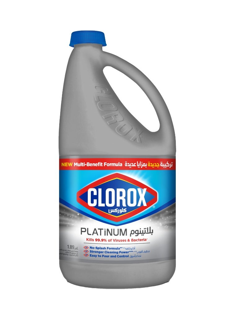 Clorox Platinum Bleach Gallon Original 1.89Liters 