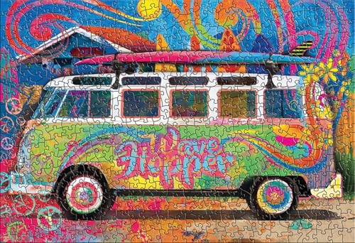 EuroGraphics VW Wave Hopper 550Piece Puzzle in Collectible Tin with Poster - Image 1