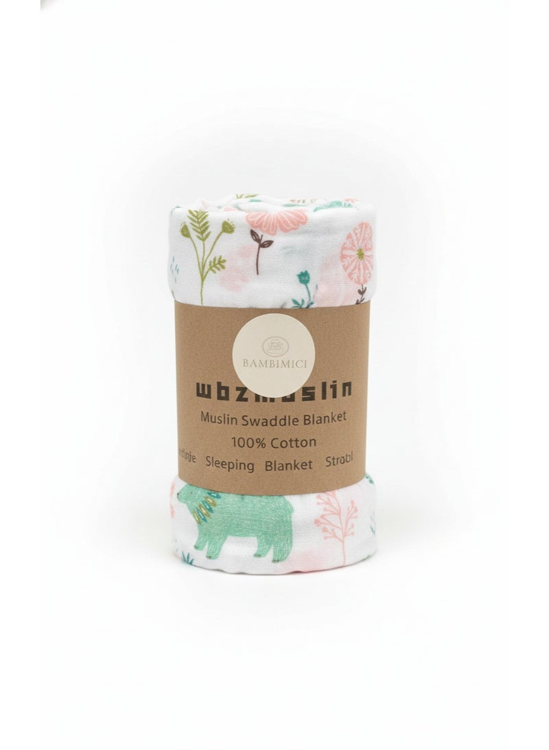 Bambimici -Essentials Muslin Swaddle Blanket - Image 3
