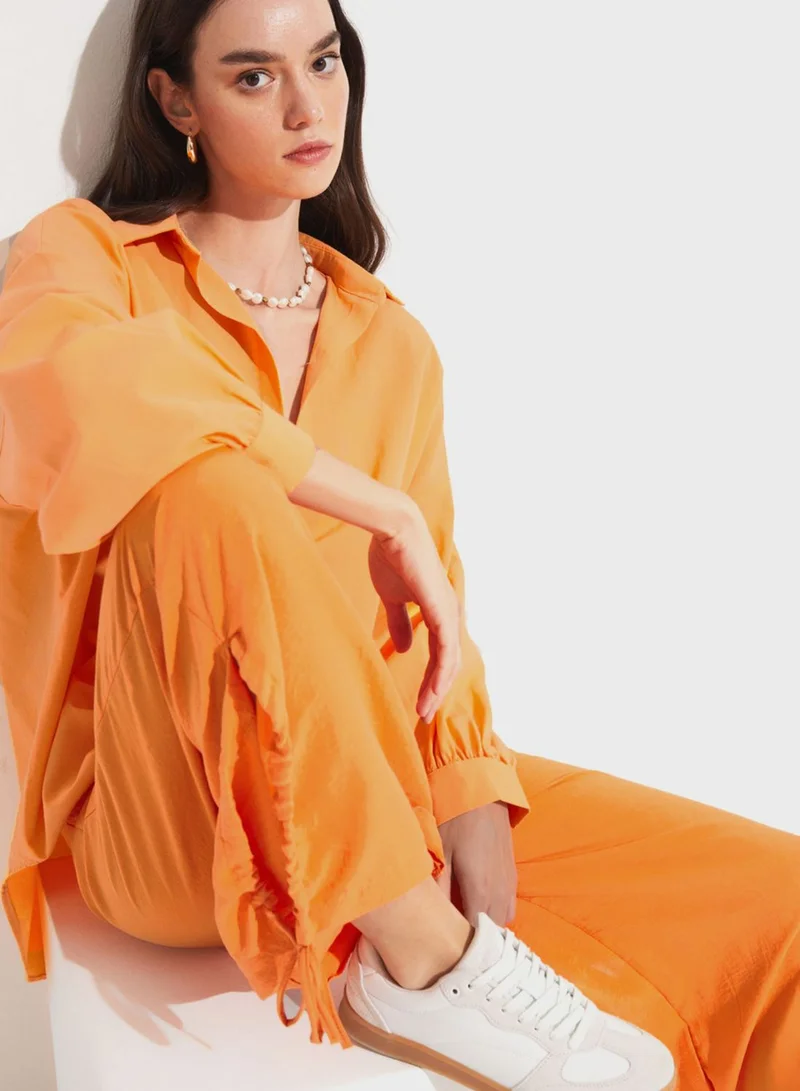 جون High Waist Pants