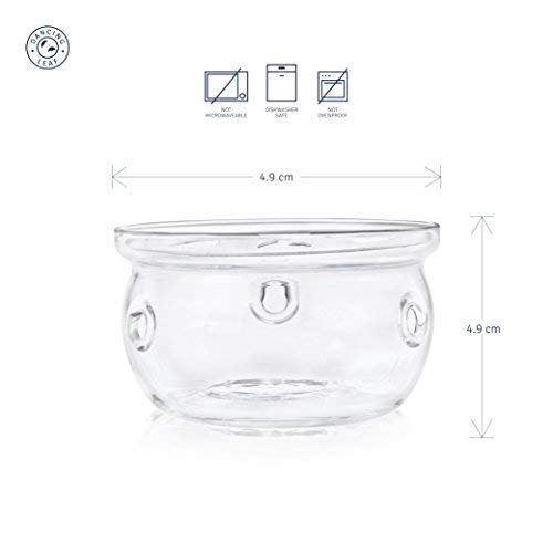 DANCING LEAF Dancing Leaf Calido Glass Tea Pot Warmer | Heat Resistant Borosilicate Glass  - Image 5