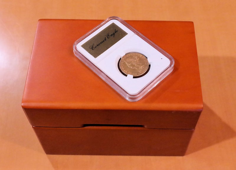 Guardhouse صندوق تخزين / عرض العملات المعتمد من غاردهاوس 10 من الخشب PCGS / NGC / بريميير / ليتل بير - Image 5