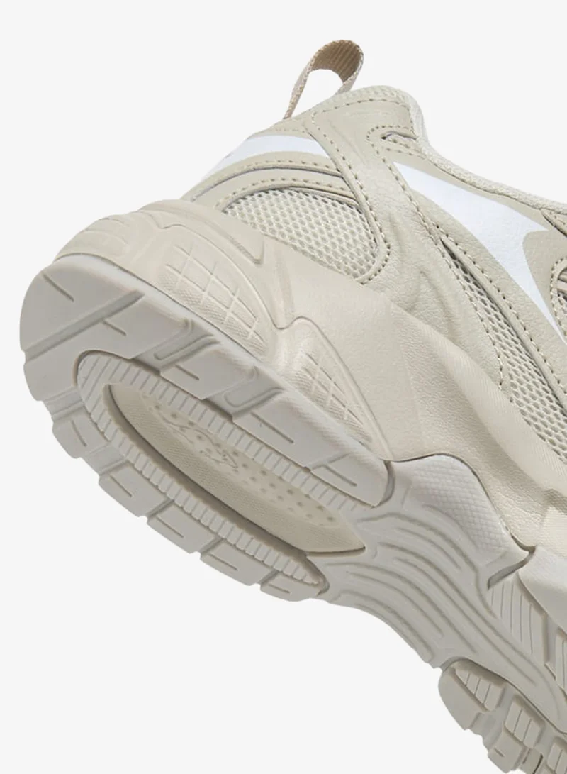 kangaROOS BEIGE Girls Logo Detail Sports Shoes With Hook And Loop Closure for Women | Best Price UAE