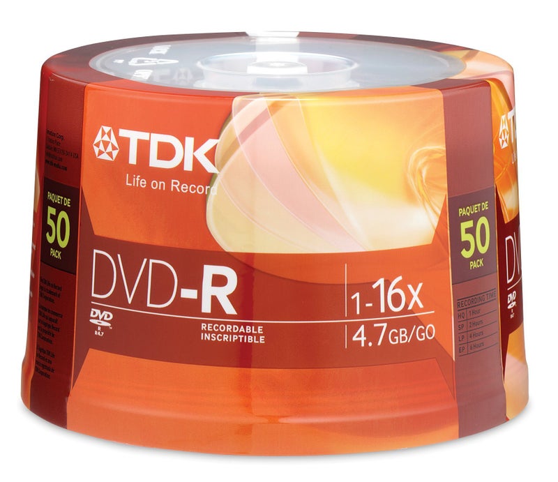 TDK 16X DVD-R 50 Pack Spindle - Image 2