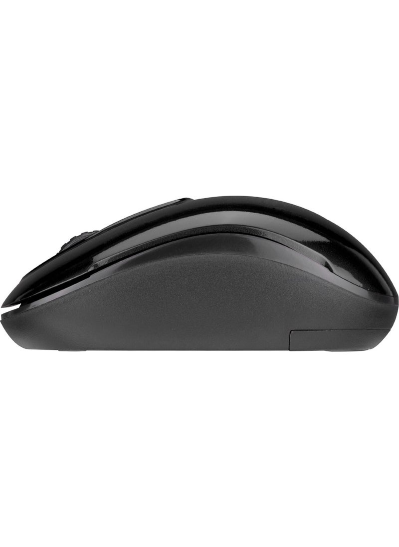 Everest SMW-666 USB Black 2.4ghz Optical Wireless Mouse  - Image 2