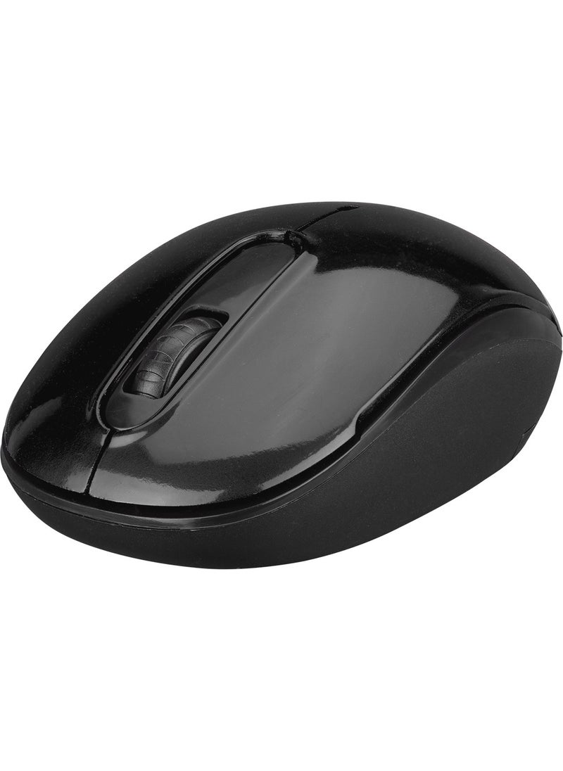 Everest SMW-666 USB Black 2.4ghz Optical Wireless Mouse  - Image 4