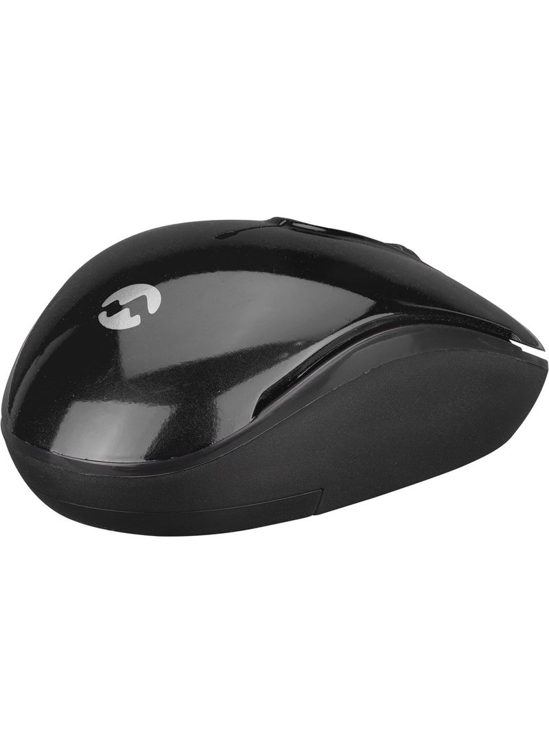 Everest SMW-666 USB Black 2.4ghz Optical Wireless Mouse  - Image 5
