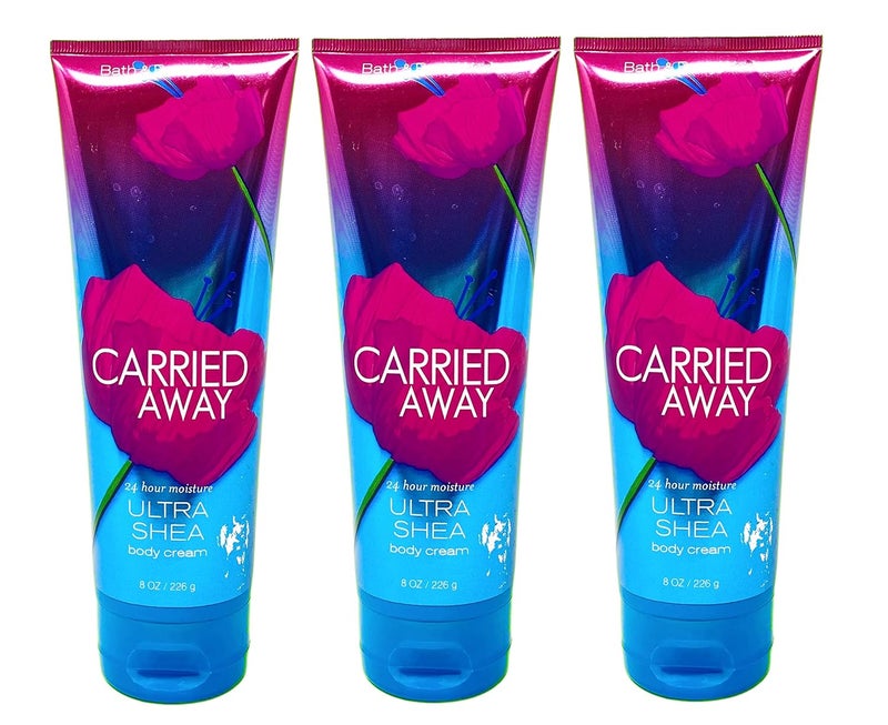 Carried Away Ultra Shea Body Cream Trio Set  Includes 3 Ultra Shea Body Creams  Full Size