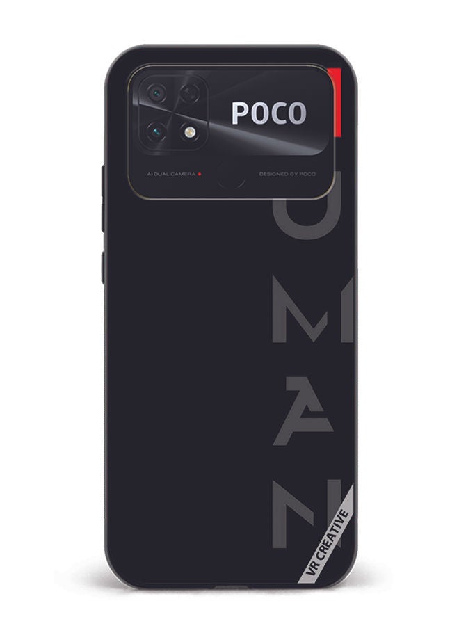 VR CREATIVE Protective Case Cover For Xiaomi Poco C40 Human Design Multicolour - Image 1