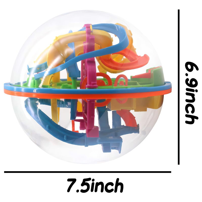 3 Otters 3D Maze Ball Brain Teaser Puzzle Ball for Boys Maze Sphere Game Education Toy for Gifts Classroom Prize - Image 3