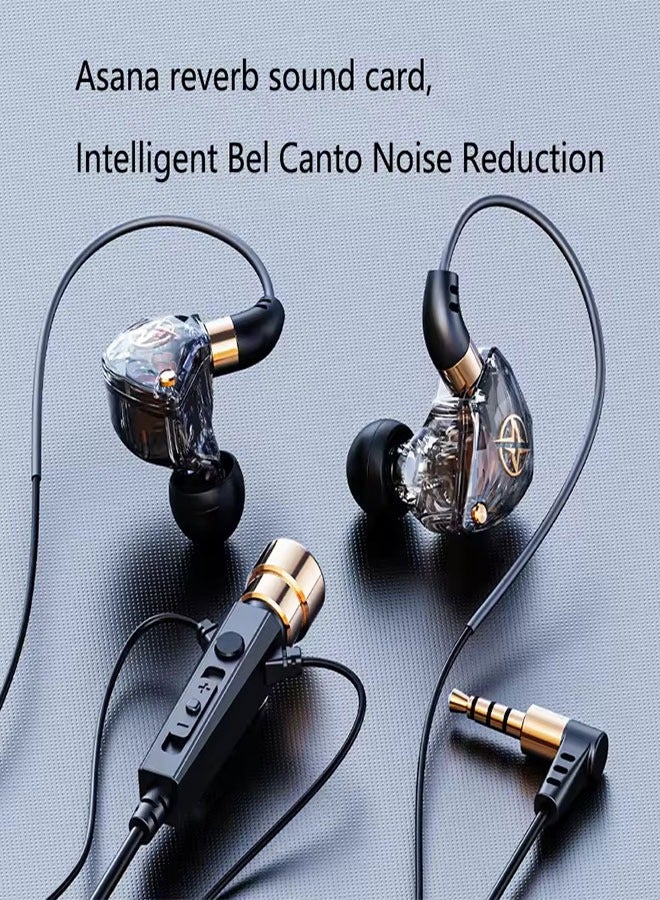 Hands-Free Headset For PC, Phone, Gaming With Dual Microphone, 3.5mm Wired, Compatible With Tablet/Single Port Laptops  (Black)  - Image 3