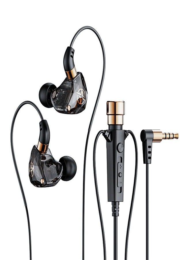Hands-Free Headset For PC, Phone, Gaming With Dual Microphone, 3.5mm Wired, Compatible With Tablet/Single Port Laptops  (Black)  - Image 1