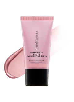 bareMinerals bareMinerals Complexion Rescue Highlighting Liquid Blush, Liquid Highlighter + Blush Hybrid, Buildable, Gel-Cream, Liquid Blush for Cheeks, All Day Wear, Vegan 