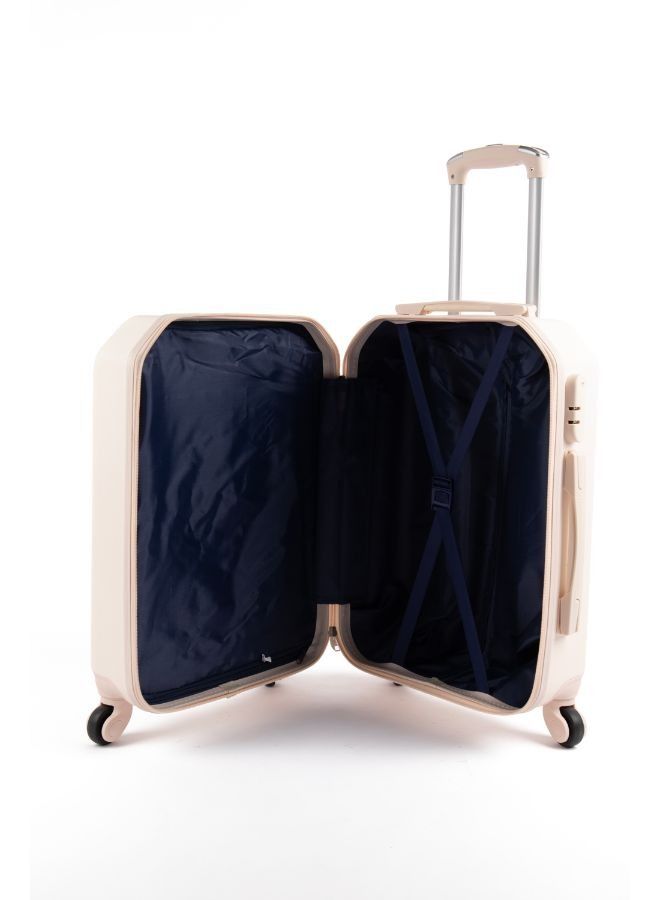 ليمرا طقم شنط سفر مكون من 5 حقائب أمتعة بيج - Image 5