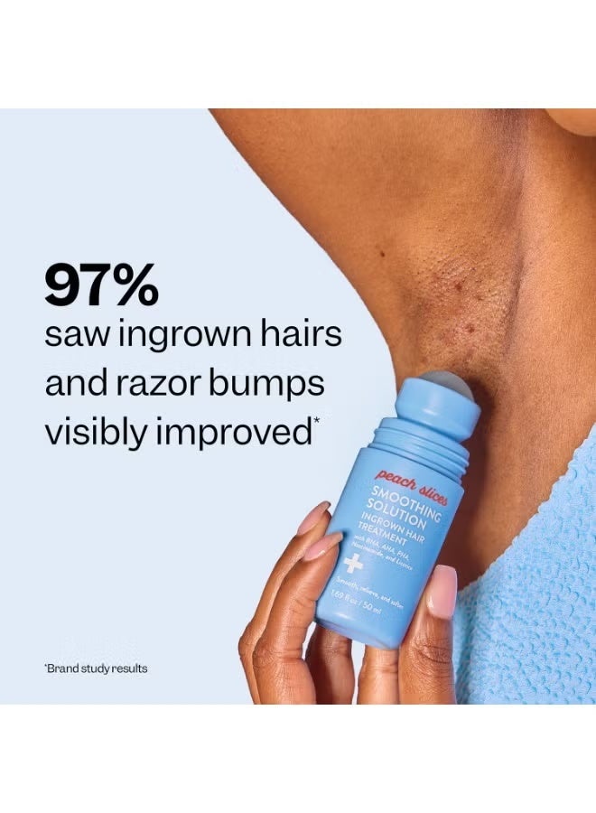 Peach Slices Smoothing Solution Ingrown Hair Treatment, Peach Slices Ingrown Hair Treatment, Smoothing Solution for Clear, Bump-Free Skin - Image 2